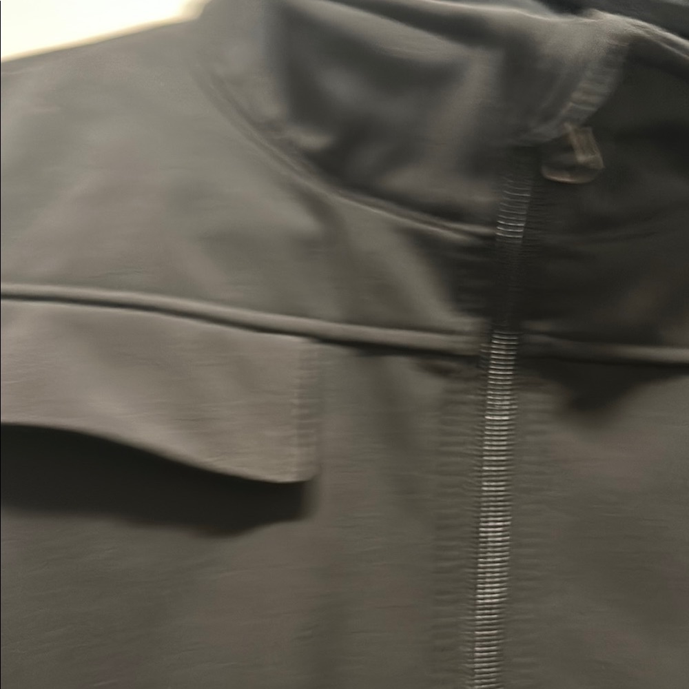 MENS Jacket VANTAGE Black & Gray GEORGE MASON Zip Pockets Chin Guard SZ XXL - Picture 3 of 10